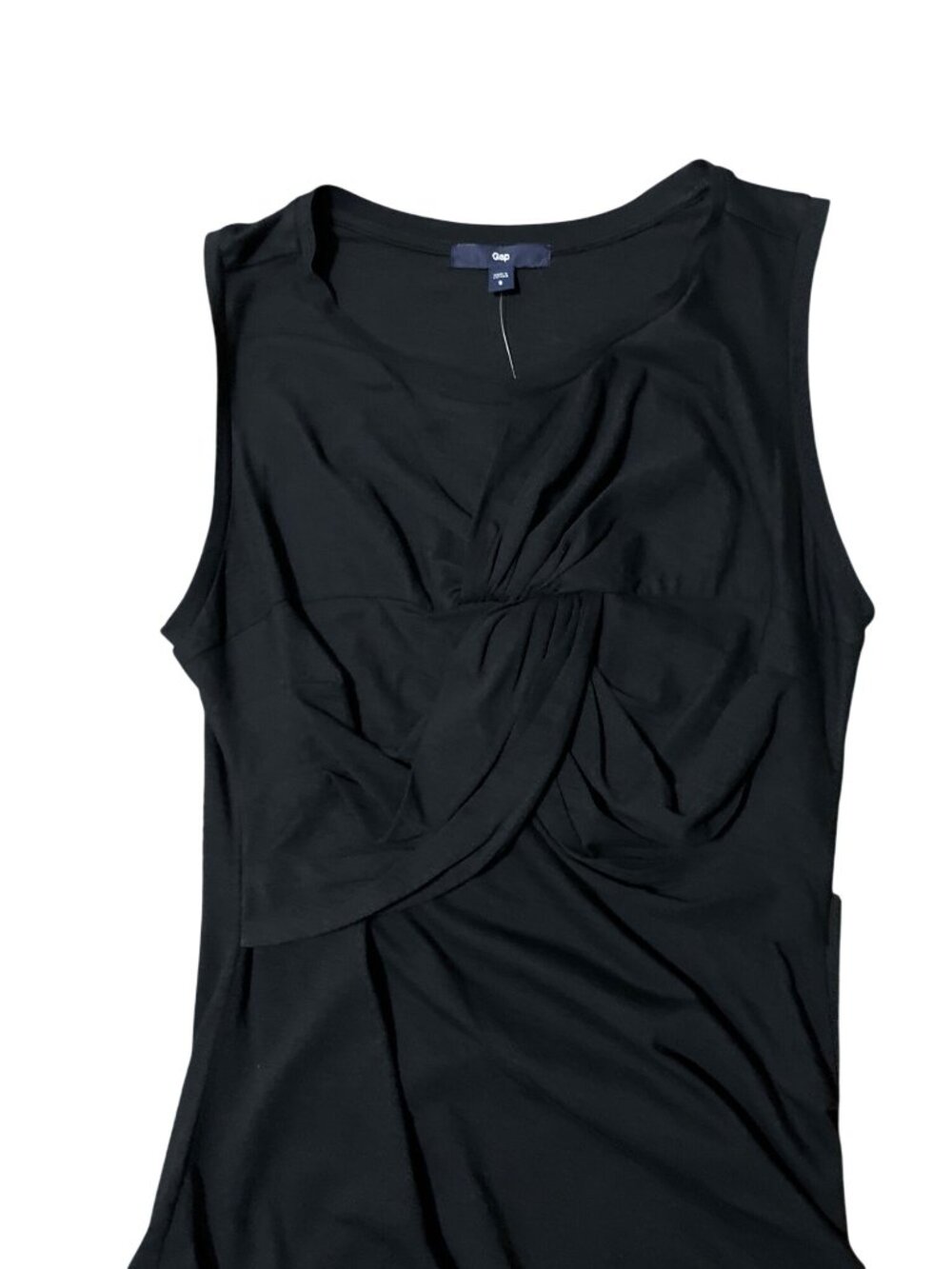 Gap Women's Black Sleeveless Asymmetrical Tunic Top Size Small NWT - Picture 5 of 13